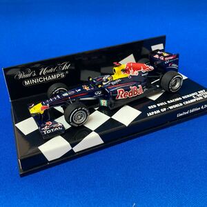 PMA 410110301 1/43 レッド ブル レーシング ルノー RB7 ワールドチャンピオン 日本GP 3位 2011 #1 S.ベッテル