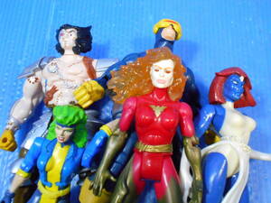 *X-MEN / action figure 5 point set ( robot uruva Lynn Alba -to/ rhinoceros black ps/ Polaris / Misty -k/ dark Phoenix )