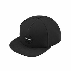 新品　supreme Twill Patch 5-Panel Cap Black キャップ　帽子　ロゴ