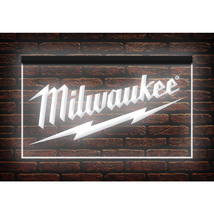Y439 // Led ネオンライトサイン Milwaukee Tool ミルウォーキーツール 工具 電動工具■サイズ(約)：W550mm x H300mm 大きいサイズ_画像6