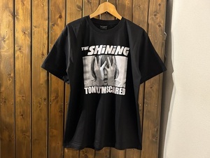 新品★シャイニング　TONY, I'M SCARED　プリントTシャツ【L】★ジャックニコルソン/スタンリーキューブリック/小説/ホラー映画/SHINING