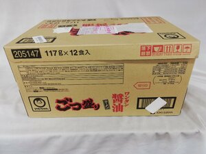 ★新品・送料無料・1円スタート★マルちゃん　ごつ盛り ワンタン醤油ラーメン 117g×12個 賞味期限:2024年7月10日