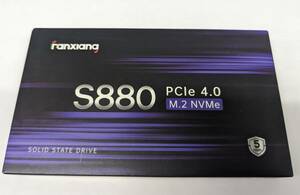 [未使用新品] NVMe 4TB◆Fanxiang S880 M.2 PCIe Gen4x4 内蔵SSD◆最大読込7300MB/s 最大書込6600MB/s