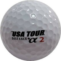 アサヒゴルフ　USA TOUR DISTANCE ＋α　ホワイト　新品　２スリーブ（６個）新品 未使用品_画像2