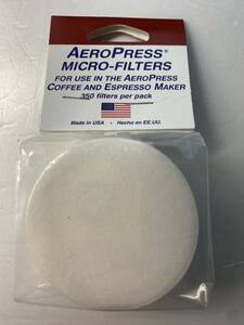  postage included AEROBIE aero Press for paper filter 350 sheets insertion unopened 