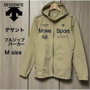 DESCENTE デサント フルジップパーカー ナイロンパーカー Mサイズ