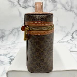 ◎【売り切り】そこそこ美品 CELINE セリーヌ マカダム バニティバッグ ハンドバッグ MC96 レザー レディース ヴィンテージ の画像4