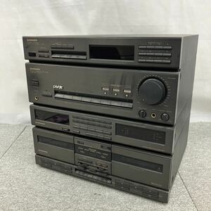 &【売り切り】PIONEER パイオニア Private システムコンポ RX-Z92V チューナー Wカセットデッキ イコライザー プリメインアンプ 通電確認済