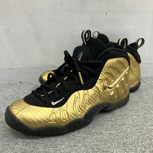 ◎【売り切り】NIKE ナイキ AIR FOAMPOSITE PRO エアフォームポジットプロ ゴールド×ブラック 644792-701 25.0cm メンズスニーカー