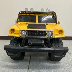 □【売り切り】希少！HUMMER ハマー H1SUV 1：6 イエローカラー BIGサイズラジコン 箱付属 コントローラ付属 説明書付属 現状品の画像2