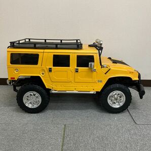 □【売り切り】希少！HUMMER ハマー H1SUV 1：6 イエローカラー BIGサイズラジコン 箱付属 コントローラ付属 説明書付属 現状品の画像5