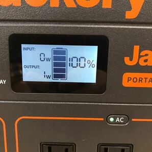 ◎【売り切り】Jackery ジャクリ ポータブル電源 Portable Power1000 SolarSaga 100 100W/18V アウトドア キャンプ 動作確認済み 現状品の画像10