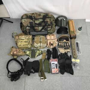 *[ selling out ] military goods summarize set ho ru Star face guard pouch bag camouflage pattern personal equipment airsoft supplies 