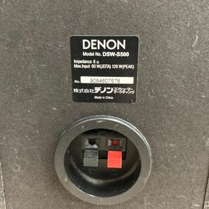 $【売り切り】DENON デノン AVサウンドアンプ AVC-S500HD スピーカー SC-AS500×4 SC-CS500 ウーファーDSW-S500 通電確認済み の画像9