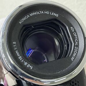 ◎【売り切り】JVCケンウッド Everioエブリオ デジタルビデオカメラ GZ-HM670-N 40x f＝2.9-116mm 1:1.8 動作確認済みの画像10