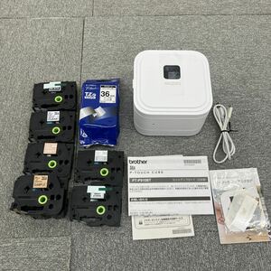 ●【売り切り】ほぼ未使用！brother ブラザー P-TOUCH CUBE ピータッチキューブ ラベルライター PT-P910BT カセット付属 動作確認済み