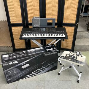 ♪【売り切り】2021年製！そこそこ美品！YAMAHA ヤマハ ポータブルキーボード61鍵盤 PSR-E463 音出し確認済 説明書付属 Xスタンド イス付属