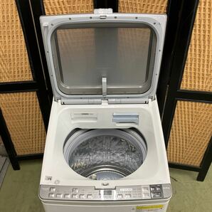 &【売り切り】SHARP シャープ プラズマクラスター 電気洗濯乾燥機 ガラストップ ココロエンジン ES-PX10A-S 10.0kg 動作確認済み 生活家電の画像4