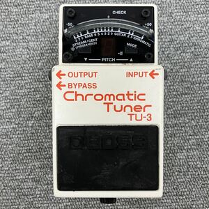 □【売り切り】定番！BOSS ボス Chromatic Tuner クロマチックチューナー TU-3 チューナーペダル ギター機材 動作確認済み