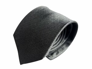 MNT-5-H ジャガード ネクタイ ブラック シルク100％ メンズ
