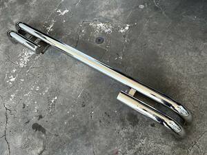 * rare!TJ Wrangler for rear stainless steel double tube bumper stainless steel 3 -inch secondhand goods 