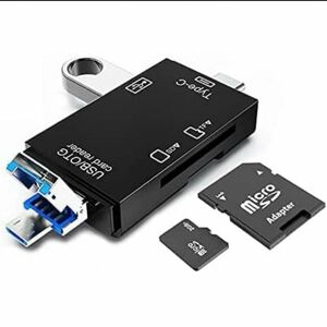 LEIZHAN【USB/Type-C/Micro 3in1】メモリカードリーダー
