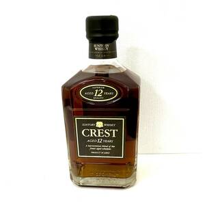 ◇SUNTORY WHISKY CREST サントリー クレスト 12年 旧ボトル 750ml 43% 未開栓 古酒◇