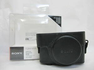 ☆SONY/ソニー LCJ-RXF ジャケットケース 黒「DSC-RXM100M2.3.4.5・RX100」美品☆