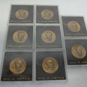☆クラーク博士「BOYS BE AMBITIOUS/さっぽろ 1826-1886」記念メダル、記念コイン 造幣局製 8枚セット☆の画像1