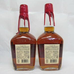 ☆Maker's Mark/メーカーズ マーク No.46 Kentucky Straight Bourbon Whiskey ケンタッキーバーボンウイスキー 700ml 47% 2本セット 古酒☆の画像2