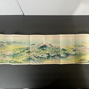 戦前 鳥瞰図 富士登山と五湖めぐり 金子常光 昭和4年 山梨県発行の画像4