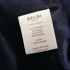 今節※最上級8万※EU製◆イタリア*ミラノ発*BOLINI*ブラックラインdesigner*麻/リネン生地※紳士テーラードジャケット・イタリア50/XLの画像7