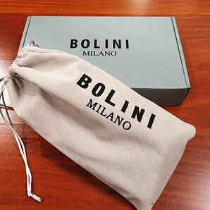 逸品*イタリア製※定価15万◆イタリア・ミラノ発*BOLINI/ボリニ・最上級牛革・クロコダイル*ラウンドファスナー 長財布・紺の画像9