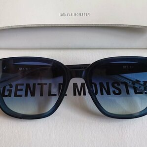 新品未使用※人気モデル*GENTLE MONSTER・ジェントルモンスター HEIZER 登坂広臣 BTS 愛用・サングラス・ブルーの画像2