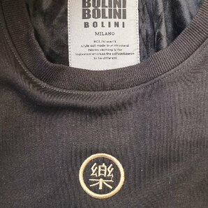 最高級*定価5万★ポルトガル製※限定品◆イタリア・ミラノ発*BOLINI*KITH designer・豪華刺繍※トレーナー/46/Mサイズ黒の画像4