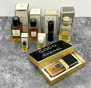 1円~■香水 まとめCHANEL イブサンローラン Dior ハイブランド シャネル パルファム オーデコロン No 5 7本■兵庫県姫路市から J 24-709