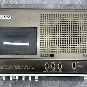 動作未確認■SONY ソニー TC-2850SD STEREO CASSETTE-CORDER カセットレコーダー 昭和レトロ■兵庫県姫路市から 24-531の画像2