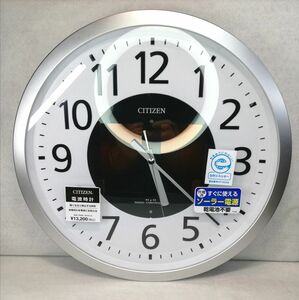 CITIZEN 掛け時計 4MY815-019 電波時計 ソーラー電源