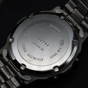 希少 CASIO DATA BANK カシオ データバンク DW-3600 クォーツ QZ デジタル クロノ アラーム 純正ブレス メンズ腕時計の画像8