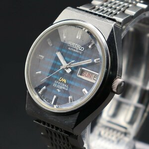 OH済 SEIKO LM SPECIAL ロードマチック スペシャル 23石 自動巻 5216-7070 青グラデーション文字盤 1974年 亀戸 デイデイト メンズ