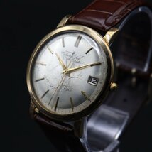 CITIZEN JET シチズン ジェット オートデーター AD15801 自動巻 21石 ジャンク C.G.P 1960年代 デイト 新品革ベルト メンズ_画像1