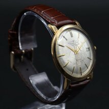 CITIZEN JET シチズン ジェット オートデーター AD15801 自動巻 21石 ジャンク C.G.P 1960年代 デイト 新品革ベルト メンズ_画像4