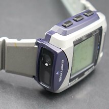 希少 CASIO WRIST CAMERA カシオ リストカメラ WQV-1 クォーツ カメラ付デジタルウォッチ 撮影できます シルバーカラー 純正ベルト メンズ_画像9