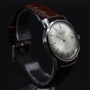 良品 IWC SCHAFFHAUSEN オールドインター シャフハウゼン Ref.R 802 A Cal.8541 自動巻 デイト お魚リューズ スイス 1964年頃製造 ボーイズの画像5