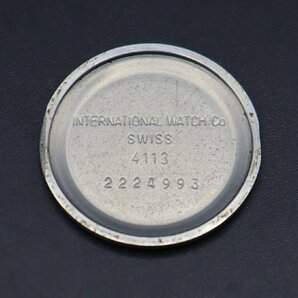 IWC インターナショナルウォッチカンパニー 手巻き Cal.412 Ref. 4113 2針 スイス製 純正メッシュブレス アンティーク 保証書 レディースの画像7