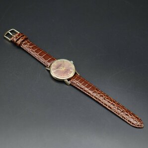 KING SEIKO キングセイコー ファーストモデル KS最初期 手巻 SD文字盤 金張りケース 盾メダリオン 25石 1960年代 新品ベルト メンズ腕時計の画像8