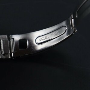 R6.3月OH済 TISSOT SEASTAR ティソ シースター 自動巻き シルバーカラー デイト SNAKE社製ブレス アンティーク メンズ腕時計の画像8