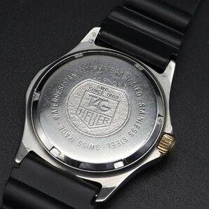 TAG HEUER タグホイヤー プロフェッショナル 2000 クォーツ 200M防水 964.013 デイト コンビカラー スイス 新品ラバーベルト メンズ腕時計の画像8