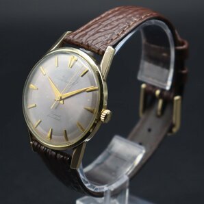 希少 Citizen シチズン スーパージェット JT1507081 自動巻 35石 ジェットローター 14KGF 1962年頃 新品革ベルト メンズ腕時計の画像3