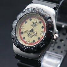 TAG HEUER タグホイヤー フォーミュラー1 プロフェッショナル 200M ジャンク クォーツ 371.513 デイト 新品ラバーベルト ボーイズ/メンズ_画像1